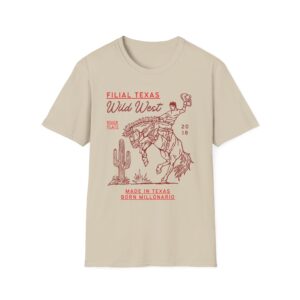 Wild West Filia River Texas Unisex Softstyle T-Shirt T-shirts