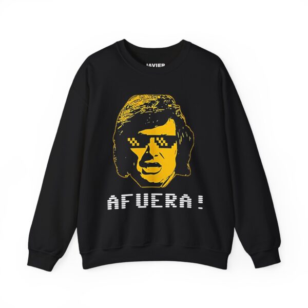 Javier Milei 'AFUERA!' Sweatshirt | Unisex Crewneck | Pro-Liberty Milei Apparel